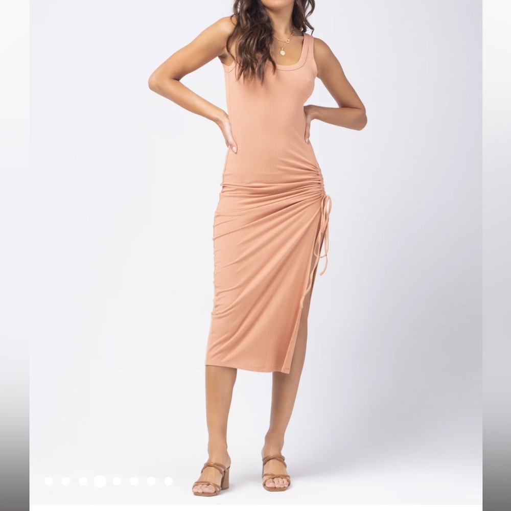 Sandpiper Ribbed Midi Dress - worn once